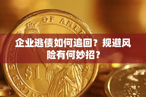 武汉企业逃债如何追回？规避风险有何妙招？
