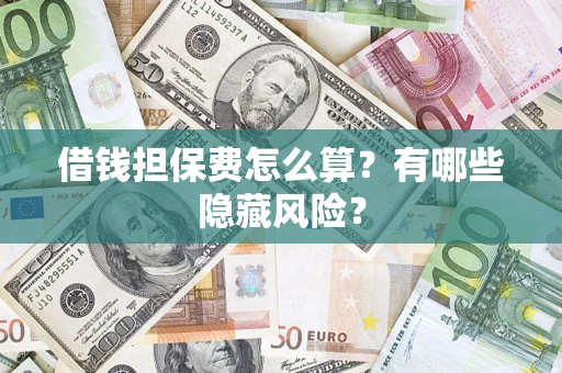 武汉借钱担保费怎么算？有哪些隐藏风险？
