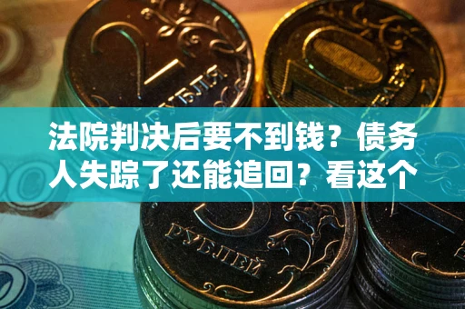 武汉法院判决后要不到钱？债务人失踪了还能追回？看这个方法！