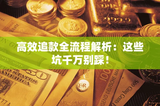 武汉高效追款全流程解析：这些坑千万别踩！