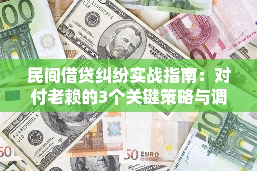 武汉民间借贷纠纷实战指南：对付老赖的3个关键策略与调解盲区解析