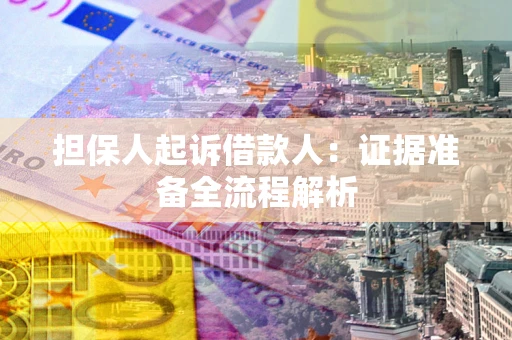 武汉担保人起诉借款人：证据准备全流程解析