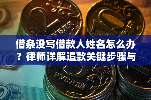武汉借条没写借款人姓名怎么办？律师详解追款关键步骤与证据链构建