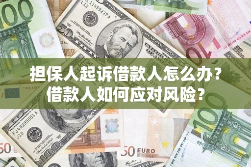 武汉担保人起诉借款人怎么办？借款人如何应对风险？