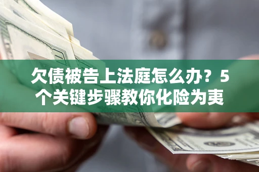 武汉欠债被告上法庭怎么办？5个关键步骤教你化险为夷